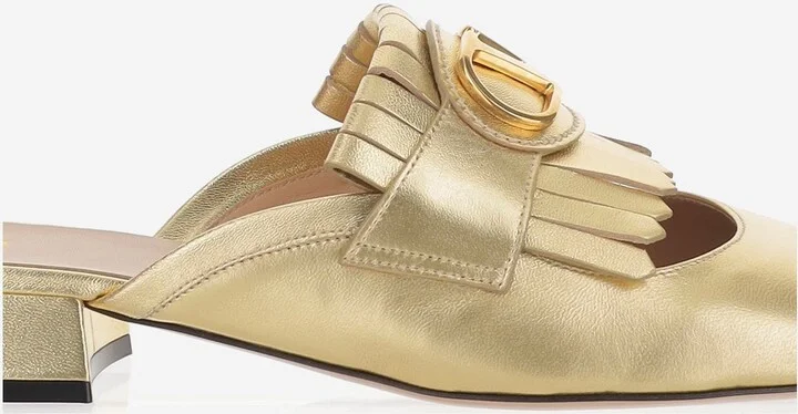 Leather Vlogo Mules - Image 5