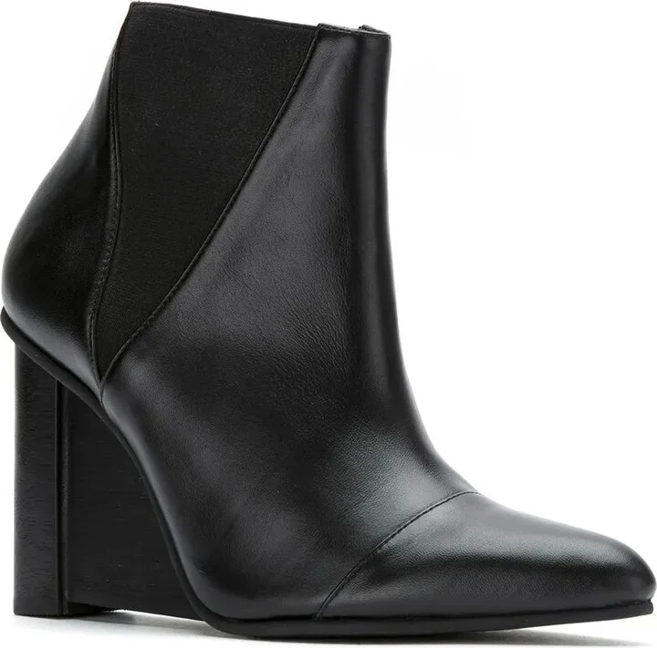Leather Wedge Boots - Image 2