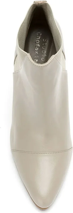 Leather Wedge Boots - Image 4