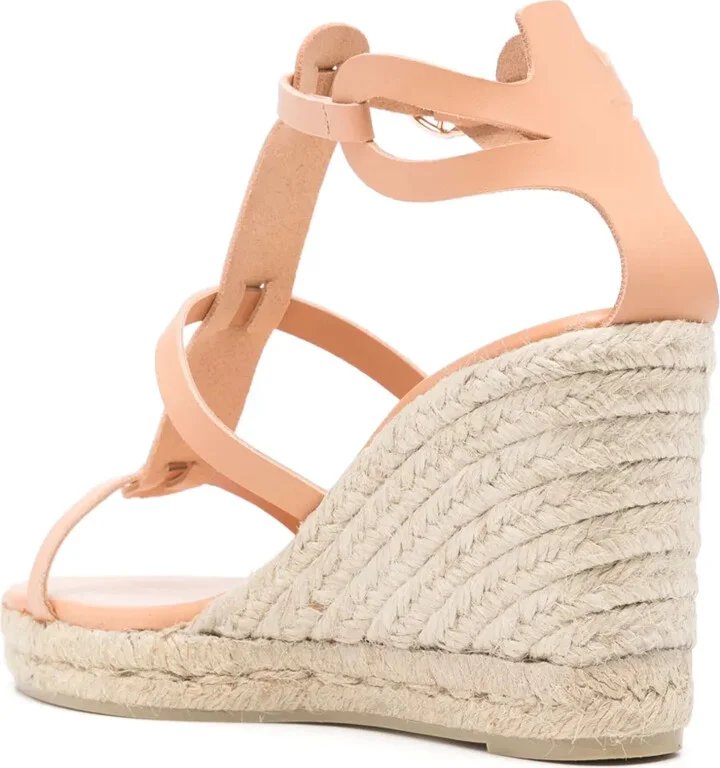 Leather Wedge Espadrilles - Image 3