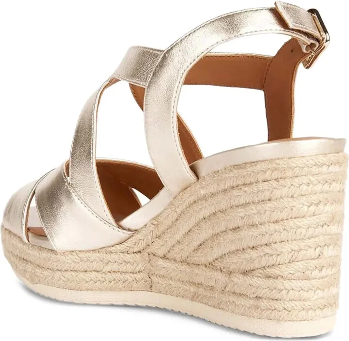 Leather Wedge Espadrilles - Image 3