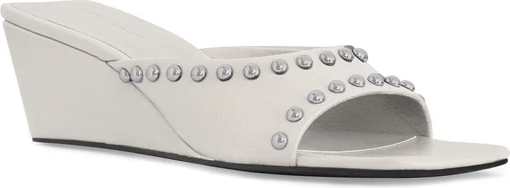 Leather Wedge Sandal