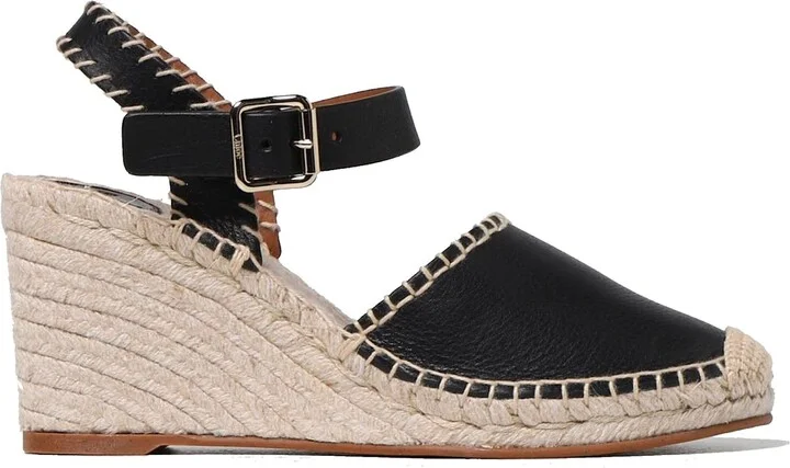 Leather Wedge Sandals
