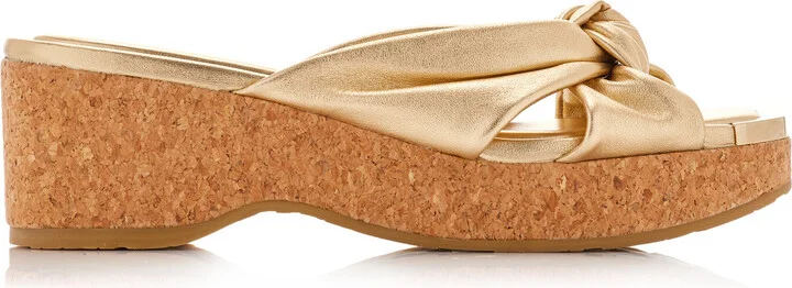 Leather Wedge SandalsChoo