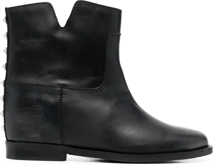 Leather Western Boots