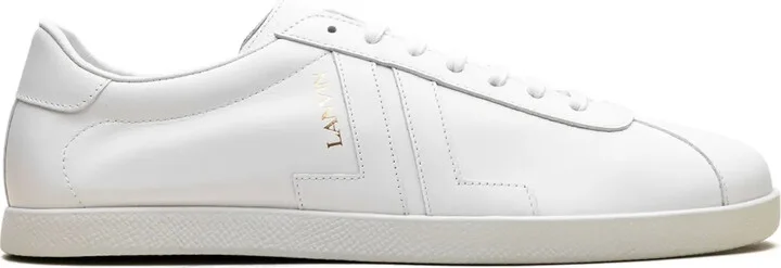 leather "White" sneakers