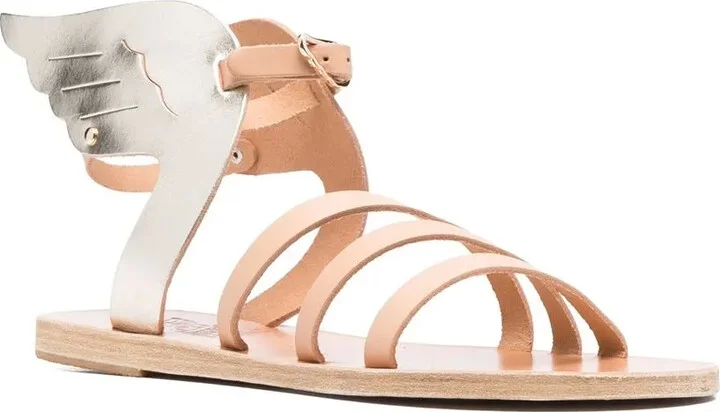 Leather Wing-Design Sandals - Image 2