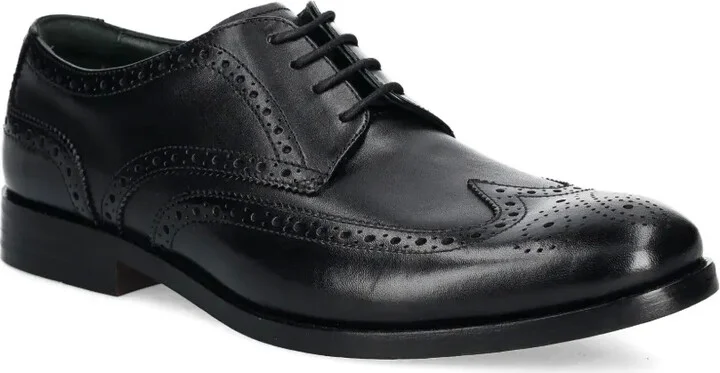 Leather Wingtip Brogue Oxford Shoes - Image 2