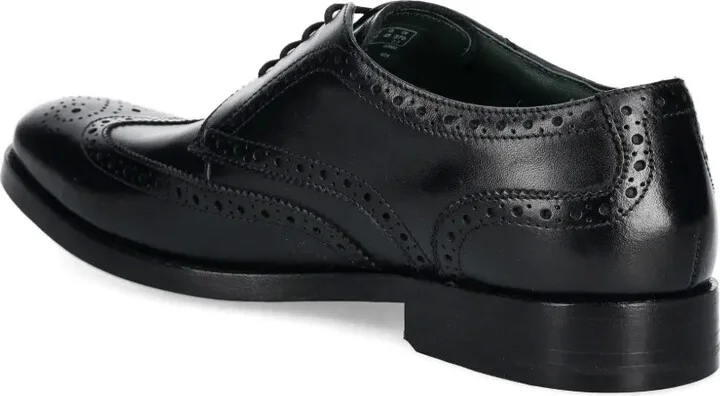 Leather Wingtip Brogue Oxford Shoes - Image 3