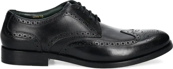 Leather Wingtip Brogue Oxford Shoes