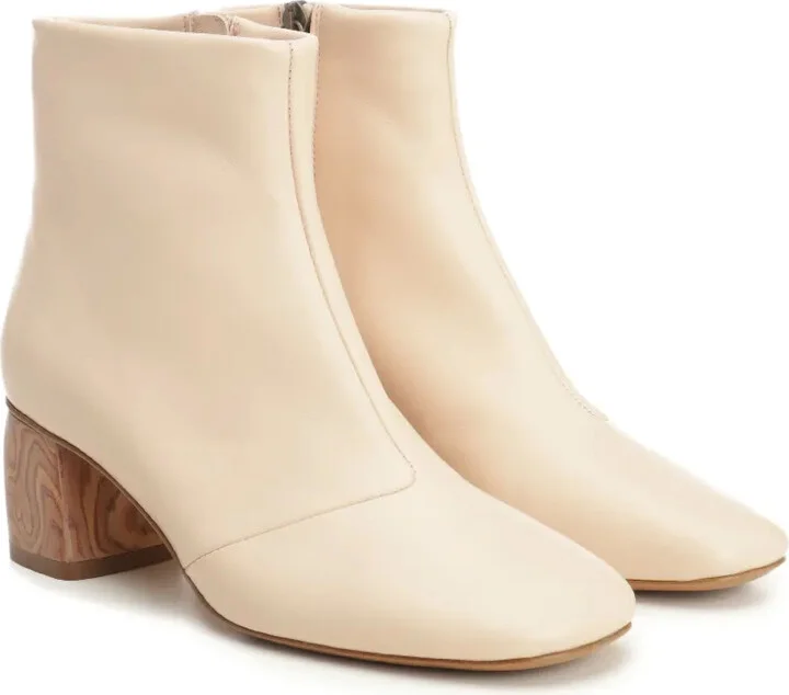 Leather Wood-Heel Boots - Image 2