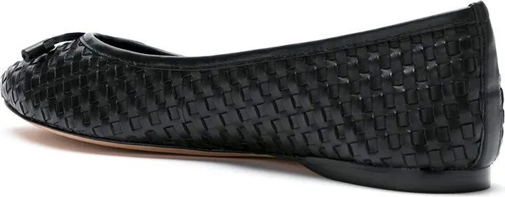 Leather Woven Flats - Image 3