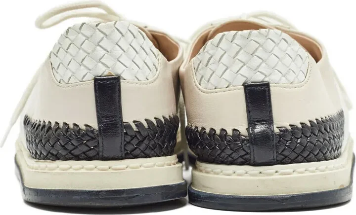 Leather Woven Sneakers - Image 4