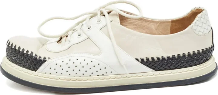 Leather Woven Sneakers