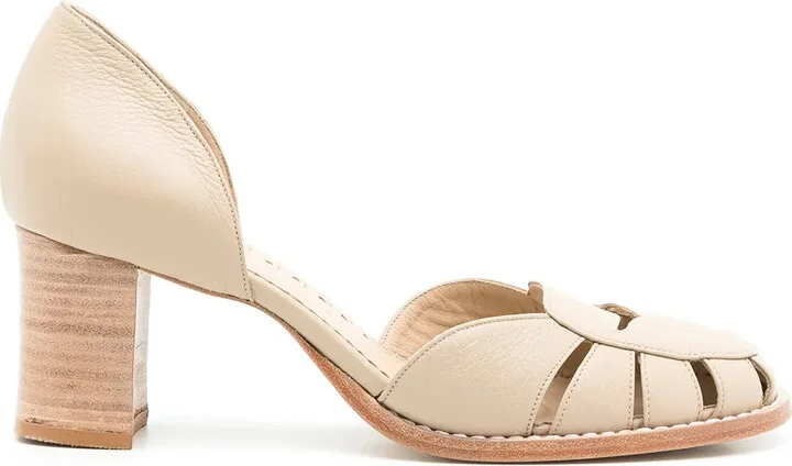 leather Yosemite pumps
