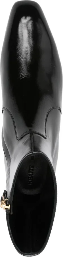Leather Zip Boots - Image 4