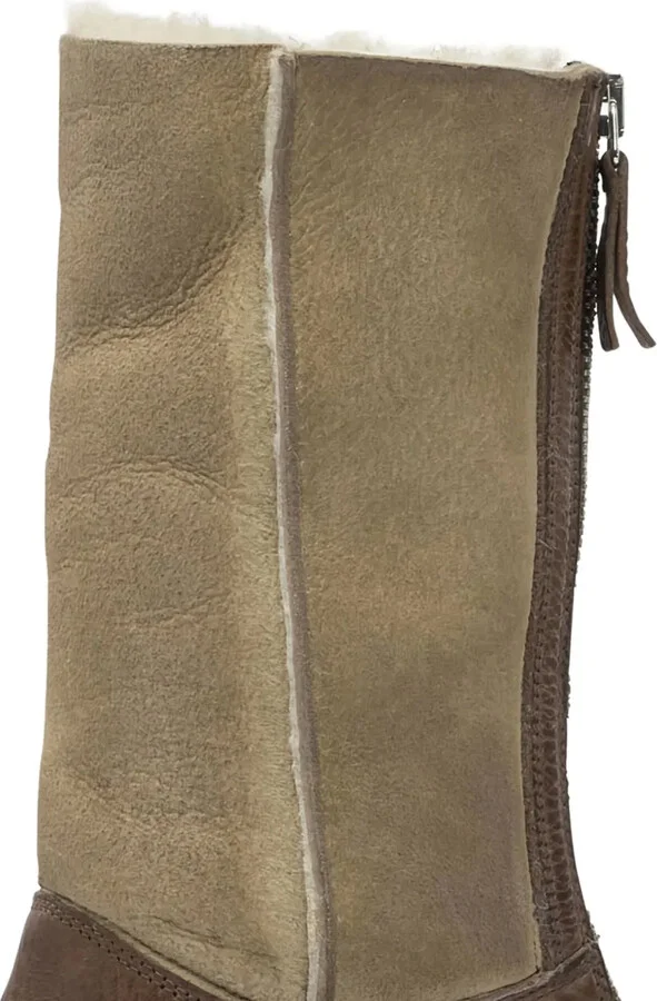 Leather Zip-Fastening Mid-Calf Length Boots - Image 4
