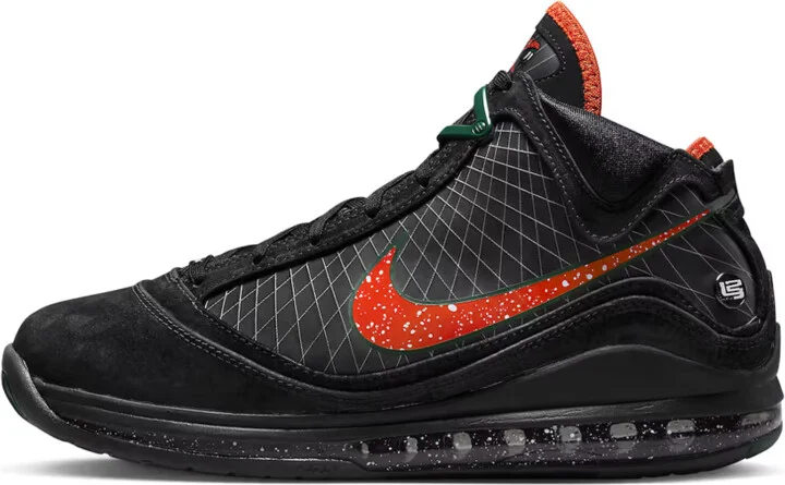 LeBron 7 DX8554-001 Florida A & M Men's US 8 Black Basketball Shoes GBNC283
