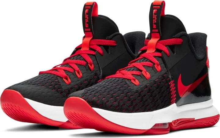 LeBron Witness 5 'Bred' CQ9380-005 Men's 13 Black Basketball Shoes GBNC32