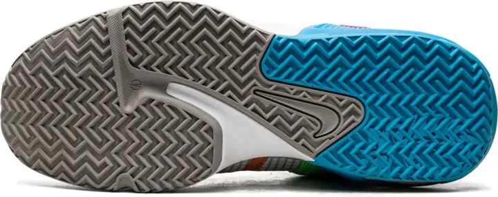 Lebron Witness VII "Grey Fog/Cobblestone/Laser Blue/Hyper Pink" sneakers - Image 4