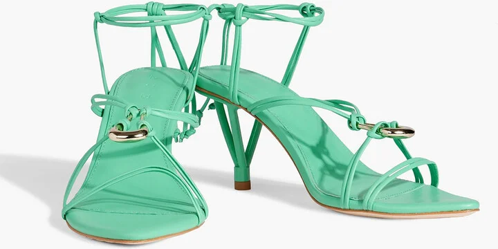 Leda embellished leather sandals - Image 5