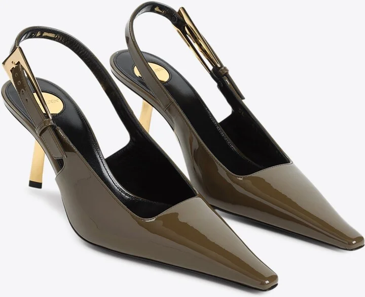 Lee 75 Patent Leather Slingback Pumps - Image 2