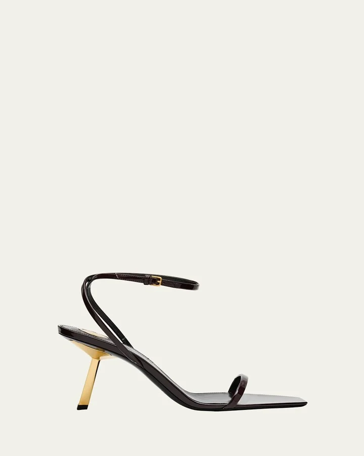Lee Leather Ankle-Strap Sandals