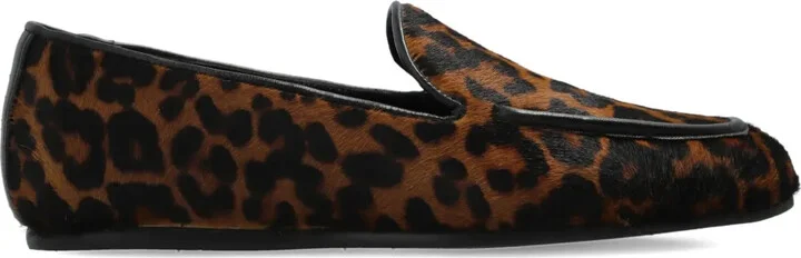 Lee leopard-print loafers