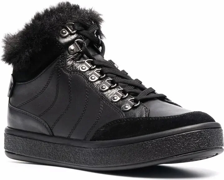 Leelu faux-fur trim sneakers - Image 2