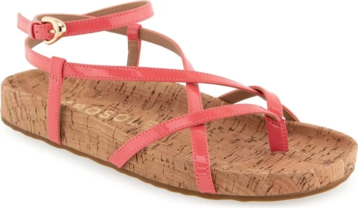 Coral Patent Faux Leather/cork