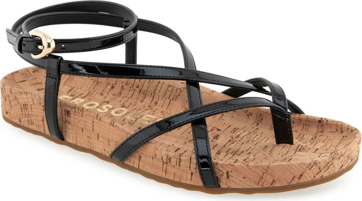 Black Faux Leather/ Cork