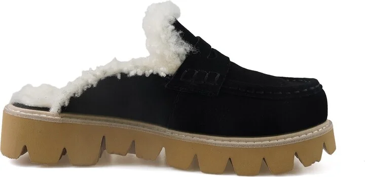 Leesa Faux Shearling Lined Clog - Image 2