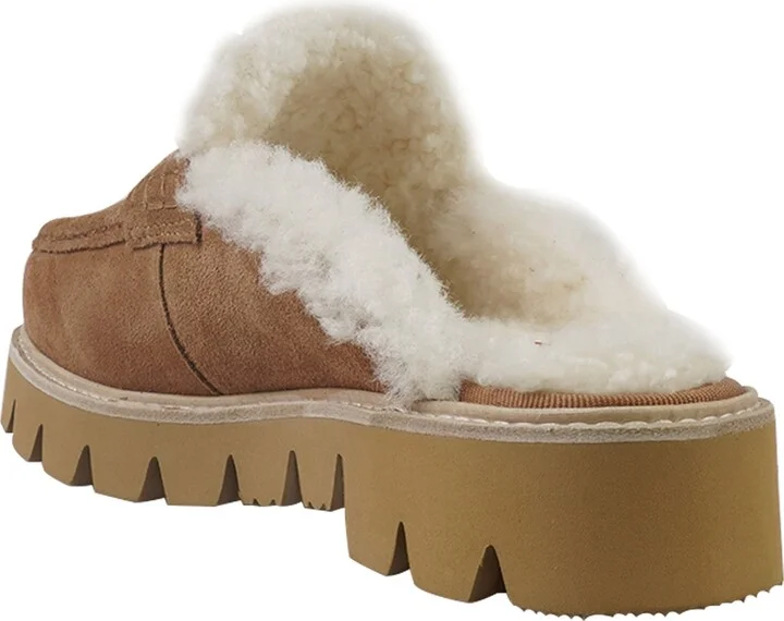 Leesa Faux Shearling Lined Clog - Image 7