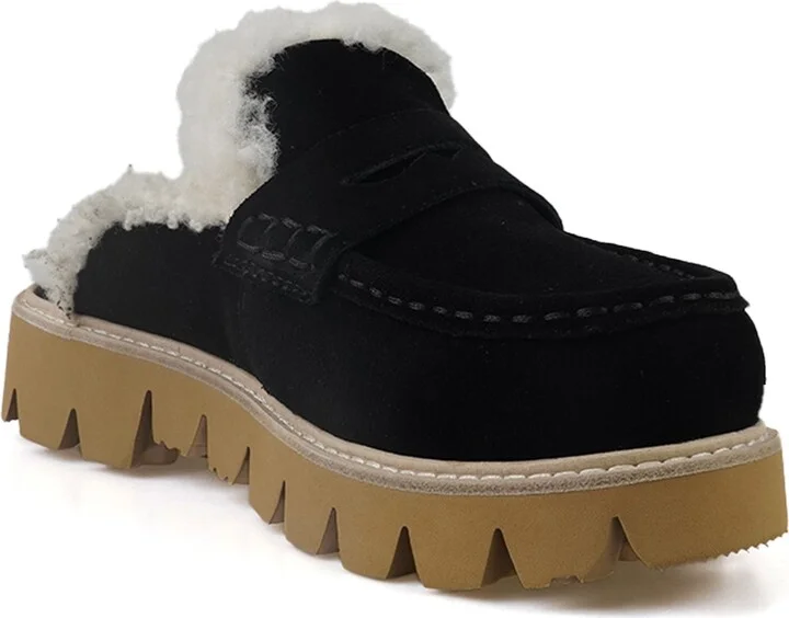 Leesa Faux Shearling Lined Clog