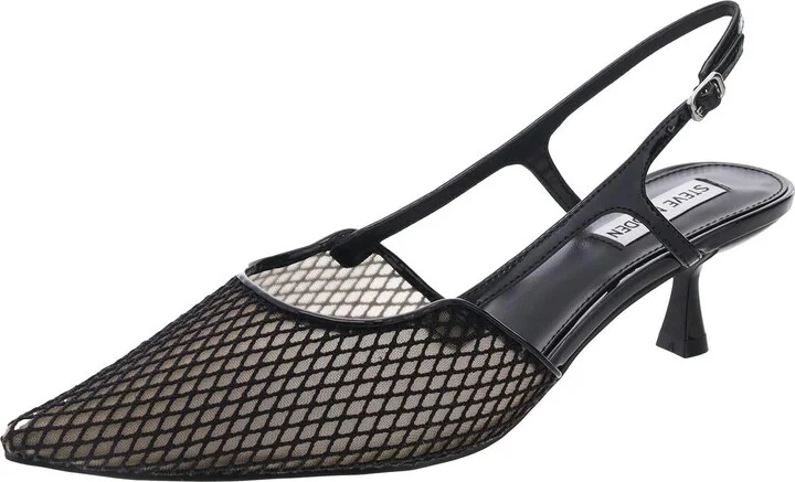 Legaci Womens Adjustable Mesh Slingback Heels