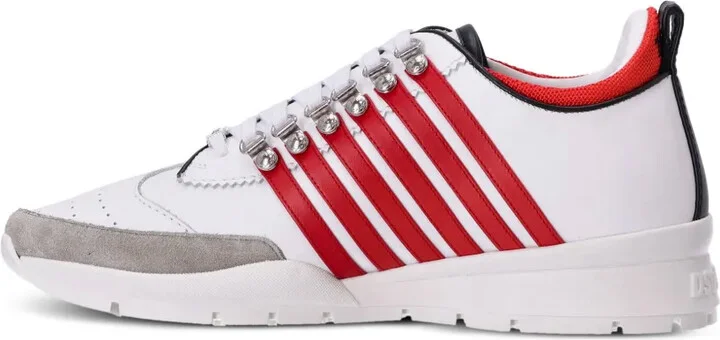 Legendary striped leather sneakers - Image 3