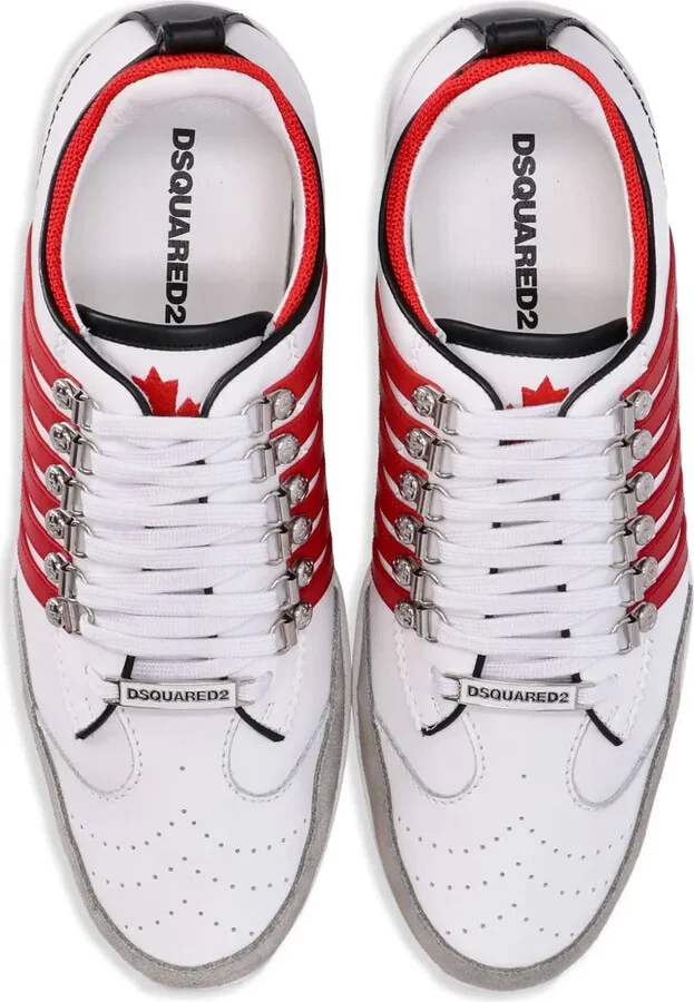 Legendary striped leather sneakers - Image 5