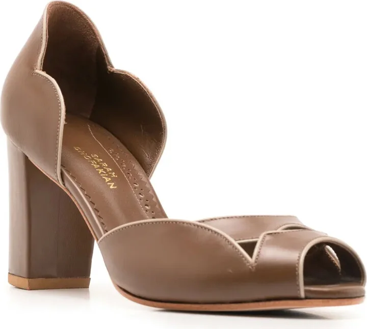 Léger 75mm leather pumps - Image 2