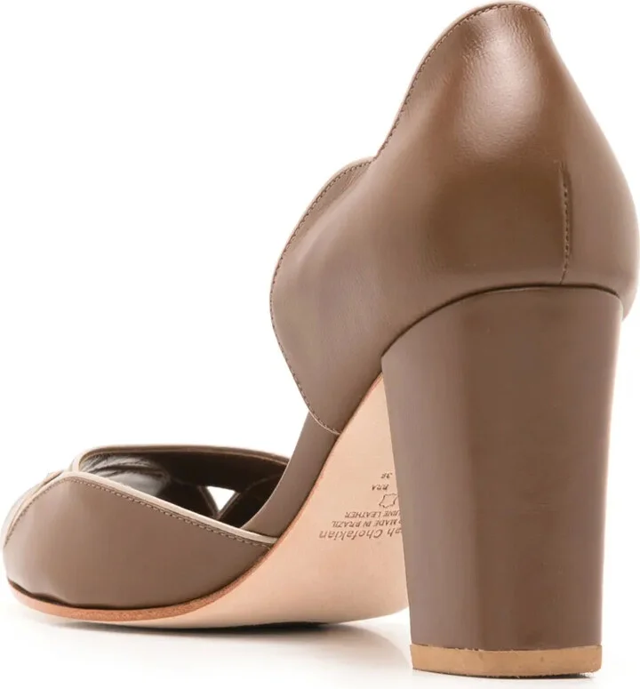 Léger 75mm leather pumps - Image 3