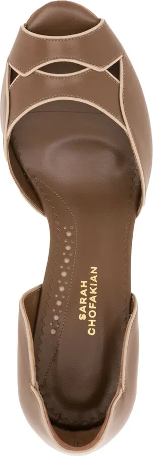 Léger 75mm leather pumps - Image 4