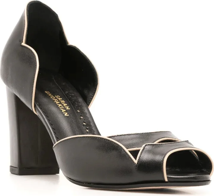 Léger 75mm leather pumps - Image 2