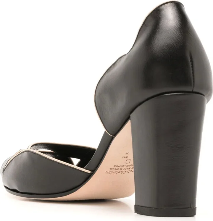 Léger 75mm leather pumps - Image 3