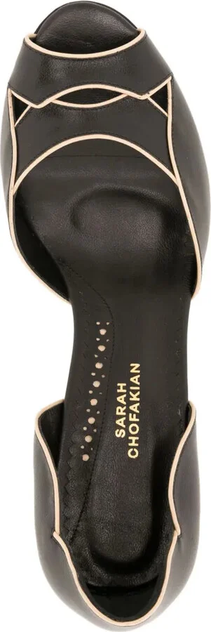 Léger 75mm leather pumps - Image 4