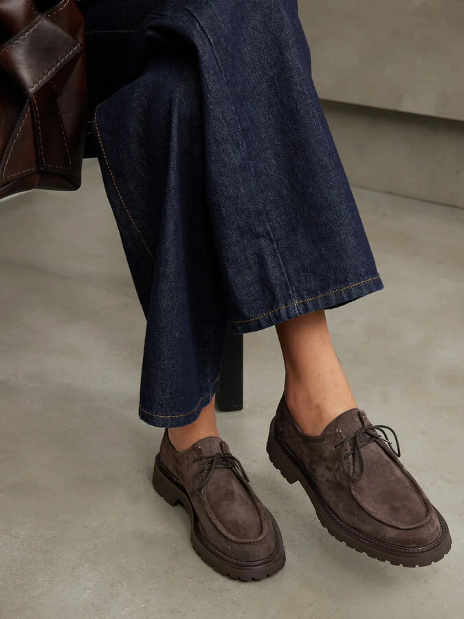 LEGRES - 84 Suede Brogues - Brown - Image 2
