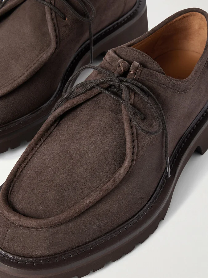 LEGRES - 84 Suede Brogues - Brown - Image 4