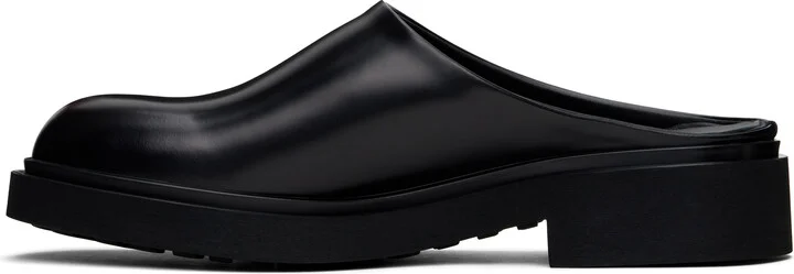Legres Black Boxed Leather Clogs - Image 3