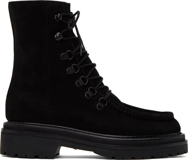 Legres Black College Boots