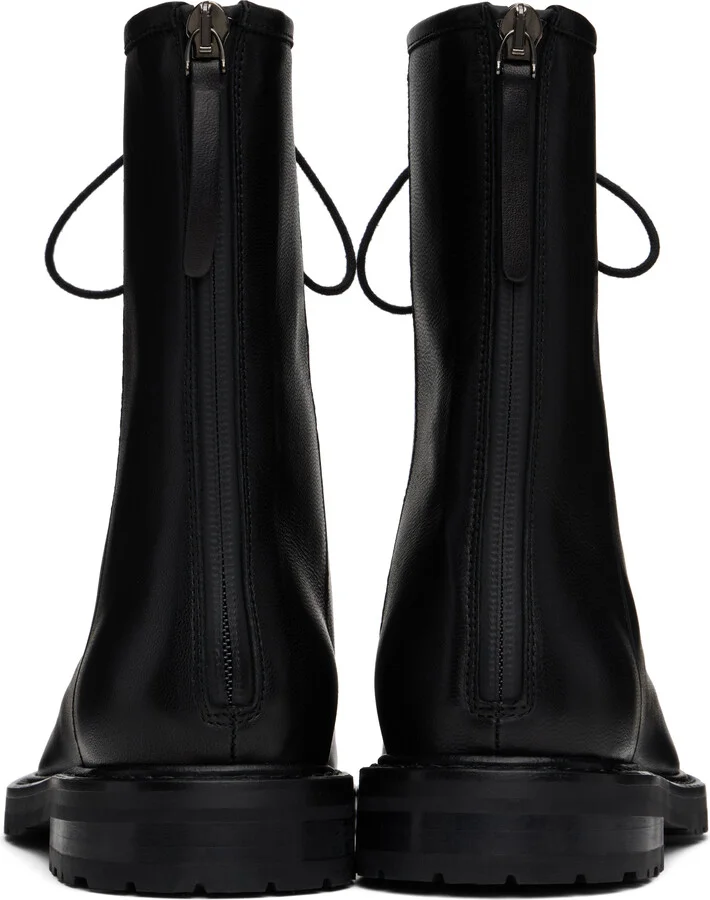 Legres Black Combat Boots - Image 2