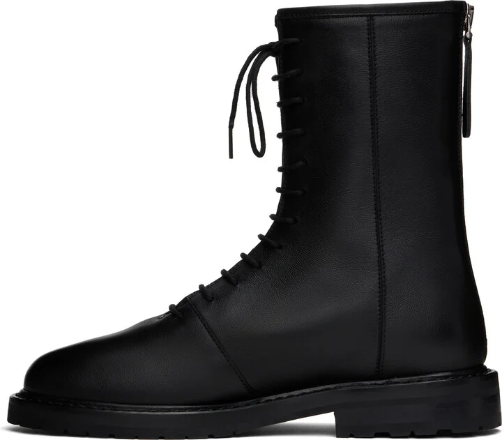 Legres Black Combat Boots - Image 3