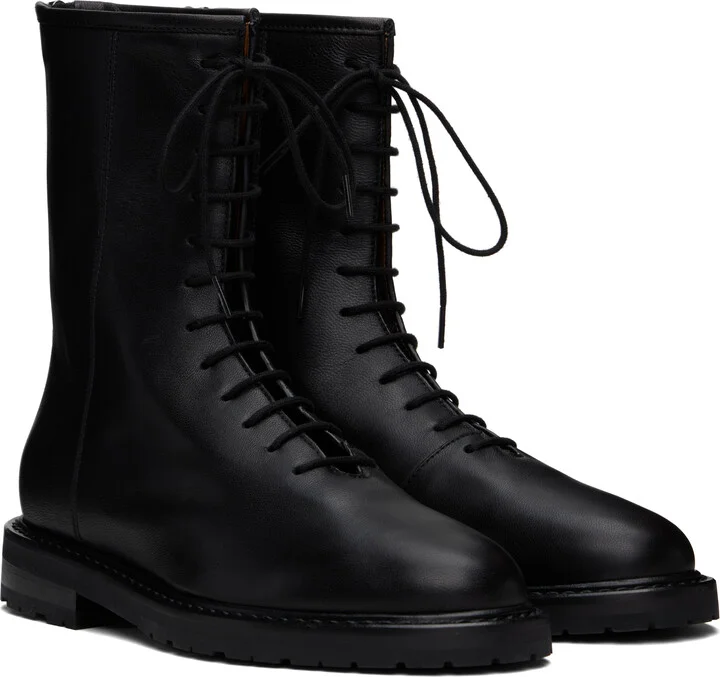 Legres Black Combat Boots - Image 4